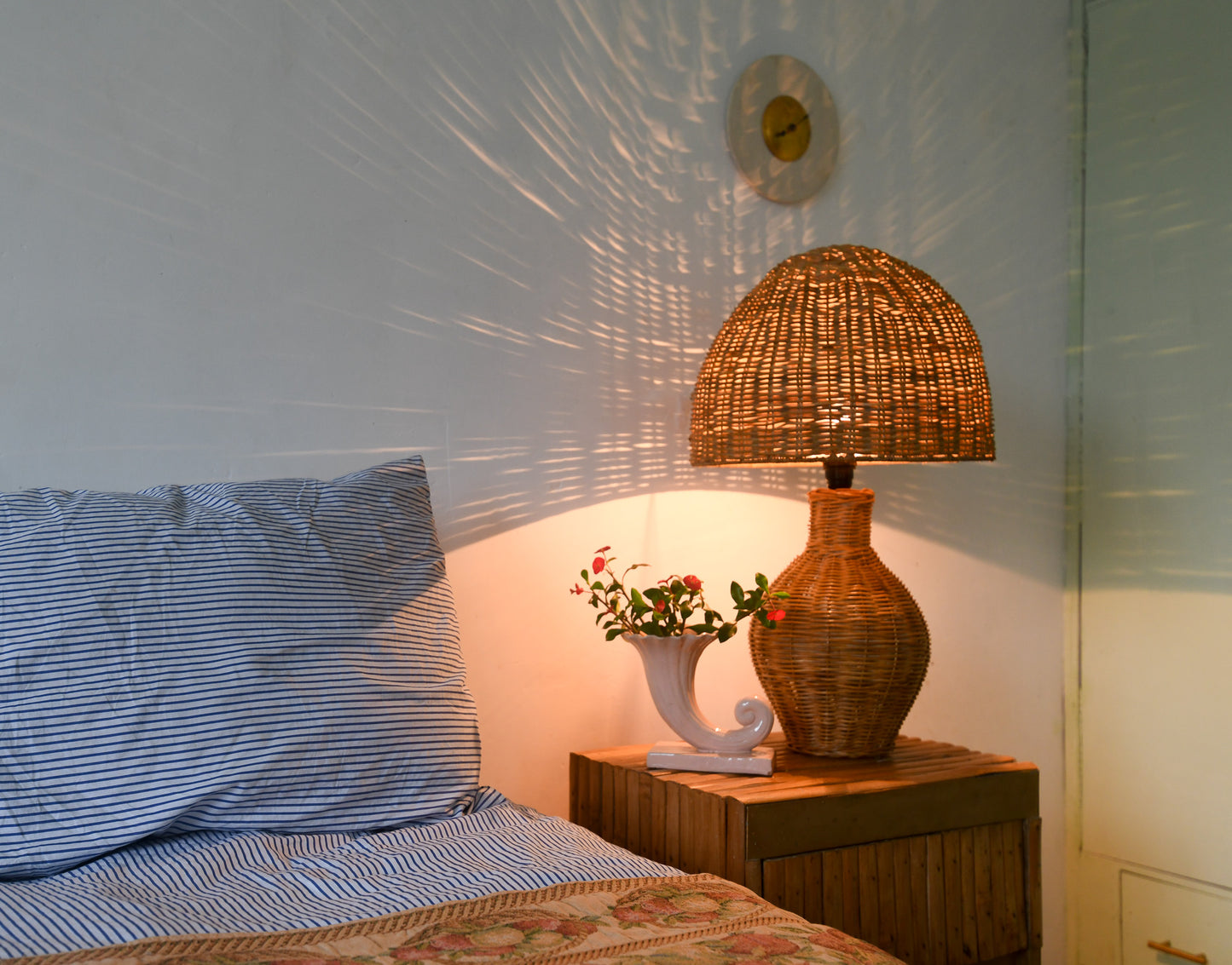 Rattan wicker Table Lamp