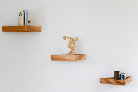 Pencil Reed Floating Shelves (Set of 3)