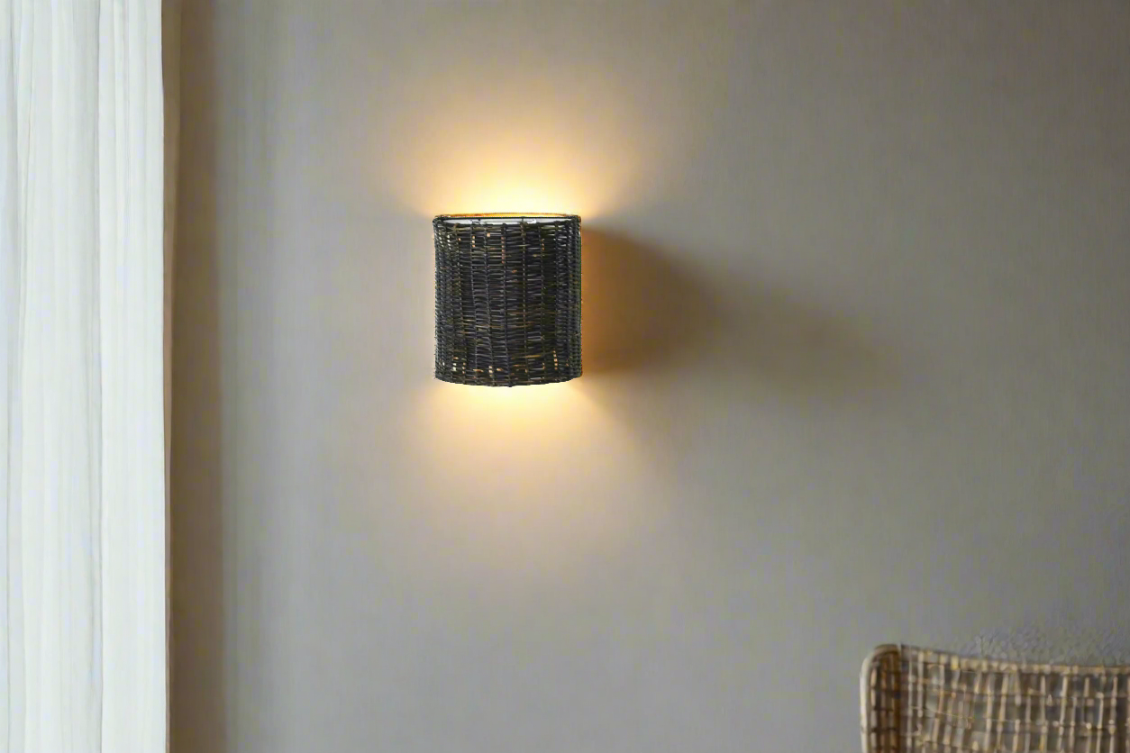 Half Shade Wall Lamp